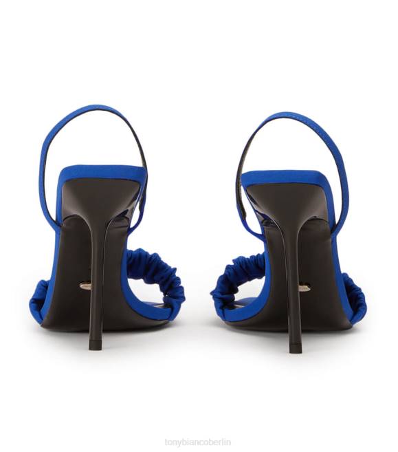Stöckelschuhe| de Tony Bianco Frauen Nixon-Heels azurblauer Krepp 462475
